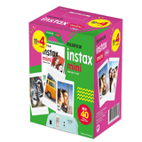 Filme Instax Mini Instantâneo Fujifilm Com 40 Fotos