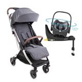 Carrinho De Bebê Maxi-cosi Eva Luxe Trio Isofix 360 Twillic Grey Cax00799