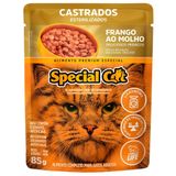 Ração Úmida Special Cat Sachê Frango Para Gatos Castrados - 85 G