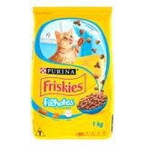 Ração Seca Nestlé Purina Friskies Frango, Cenoura E Leite Para Gatos Filhotes - 1 Kg