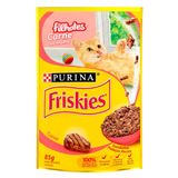 Ração Úmida Nestlé Purina Friskies Sachê Carne Ao Molho Para Gatos Filhotes - 85 G