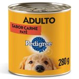 Ração Pedigree Lata Patê De Carne Para Cães Adultos - 280 G
