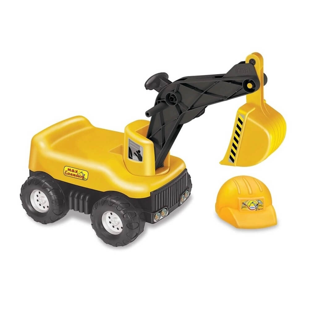 Max Escavadeira Com Capacete Tilin