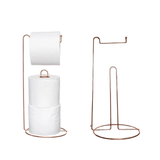 Porta Papel Higienico Suporte Triplo Rose Gold