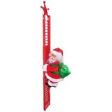 Escada De Escalada Elétrica, Boneca Do Papai Noel Ornamen De Natal