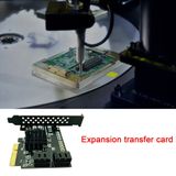 4 Portas Sata3.0 Extensão Slot Placa Gráfica Adaptador Placa Plu