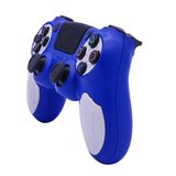 Controle Pc Ps4 Genérico Ds10 Wireless Blue Black É Maior T