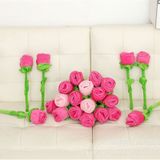 10pcs Desenhos Animados Rosa Flor Pelúcia Brinquedo Macio Recheado Criativo