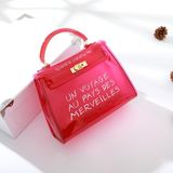 Simples Casual Transparente Moda Mensageiro Bolsa Bolsa Jell