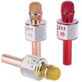 Ouro Rosa Microfone Portátil De Karaokê Sem Fio Usb Ktv Play