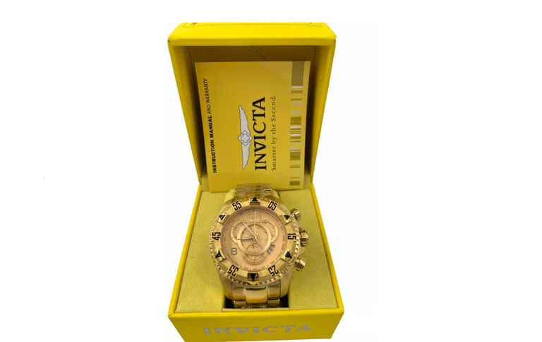 Relógio Masculino Invicta Excursion 6471 Gold 52mm