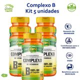 Kit 5x Vitamina Complexo B Unilife Vegana 500 Mg 300 Comprimidos