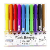 Canetinha Hidrográfica BRW com Cheiro Soul 10 cores