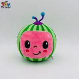 Kawaii Fruta Melancia Cocomelon Pelúcia Brinquedo Recheado Doll Pe