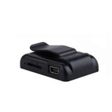 Usb Mini Fm Mp3 Player Suporte 8gb Tf Card Clip Preto