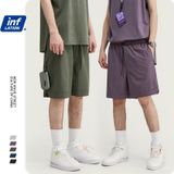 Shorts De Cintura Elástica Masculina Streetwear Hin=(l)