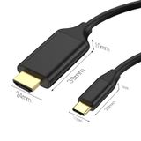 Tipo C Para Cabo Hdmi 4k 60hz Tipo C Adaptador De Cabo De Porta Pones