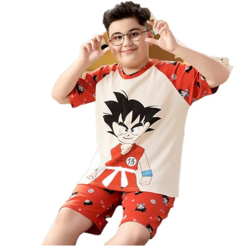 Pijama Infantil Algodão Dragon Ball Wukong