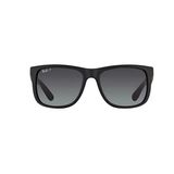 Ray Ban 4165 Justin Preto Fosco Emborrachado Lentes Degrade 54mm