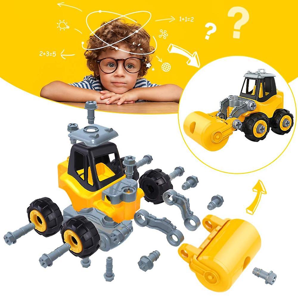 Meninos Derrubar Construção Truck Vehicle Assembly Jogo 3, 4