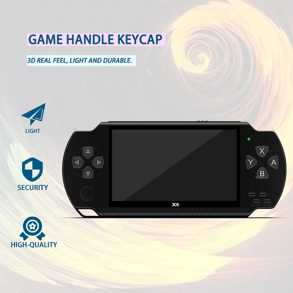 Para X6 Psp Handheld Real Game Console 8gb Câmera De Vídeo Para P