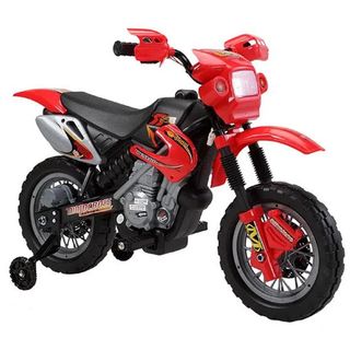 Mini Moto Cross Elétrica Infantil BW083VM - Vermelha