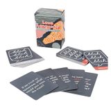 Cartão De Jogo Do Parceiro De Diálogo Do Casal De Linguagem Do Amor