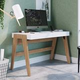 Escrivaninha Trend Home Office Com 2 Gavetas - Hanover/off White