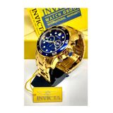 Relógio Invicta Pro Diver 0073  Cor:dourado+azul,tamanho:48,gênero:masculino