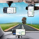 Painel De Pano Do Carro 360 Suporte De Telefone (tamanho Único)