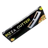 Aço Inoxidável Pizza Cortador Faca Dupla Camada Dobra Cozinha