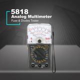 Mini Handheld Logic Multimeter Ac / Dc Voltmeter Ammeter Fuse /