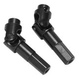 4 Pcs Metal Eixo Traseiro Dianteiro Compatível Com Wpl C14 C2