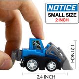 Veículos Pull Back, 12 Pack Mini Construção Variada Vehic