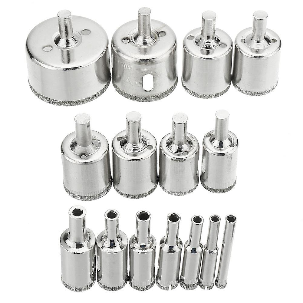 15pcs/set Cerâmica Flor Vasos Buraco Bit Set Furo Dri ( Um Tamanho