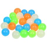 Bolas Luminosas De Alto Salto Brilhante Estresse Bola De Parede Pegajosa