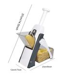1pc Fatiador De Vegetais, Espessura Ajustável Batata Cebola Picada