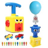 Power Balloon Launcher Car Toy Set Puzzle Fun Educação Iner