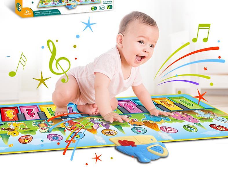 Instrumento Musical Cobertor Inglês Piano Cobertor Infantil