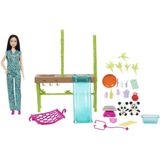 Barbie Profissoes Panda Care Rescue Tm Playset