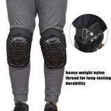 Par De Joelheiras Com Alças Ajustáveis Pvc Shell Knee Pads Fo