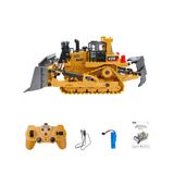 1:24 9ch Rc Bulldozer Com Escavadeira Pesada Light Power Engin