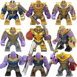 Tamanho Grande Ferro Endgame Thano 7cm Figuras Infinity Gems Gauntl