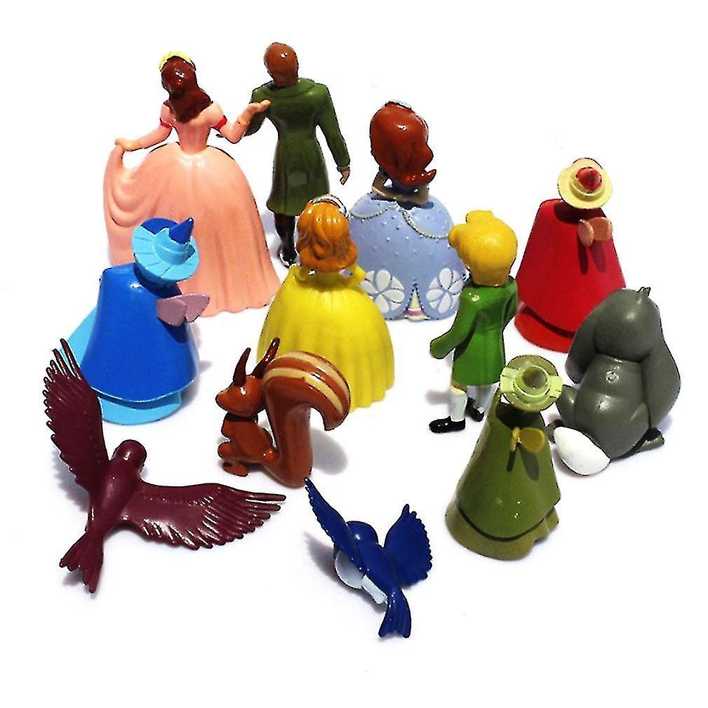 Princesa Action Figure Pvc Collectible Model Toys 12pcs/lot