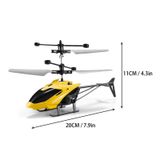 Indução Flying Toy Sensing Helicóptero Avião Brinquedos Sensor Gi