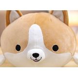 35cm Desenhos Animados Bonito Animal Corgi Travesseiro Macio De Pelúcia Para