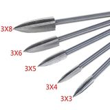 5 Pces/conjunto Drill Bit Milling Cutter Escultura De Madeira E Gravura