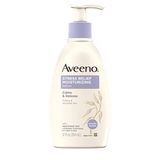 Loção Hidratante Aveeno Alívio Do Estresse Com Lavanda, Aveia E Camomila Natural E Óleos Essenciais De Ylang-ylang, 12 Fl. Oz. Para Relaxar