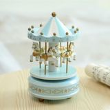 Luxo Merry Go Round Music Box Presente De Aniversário De Natal
