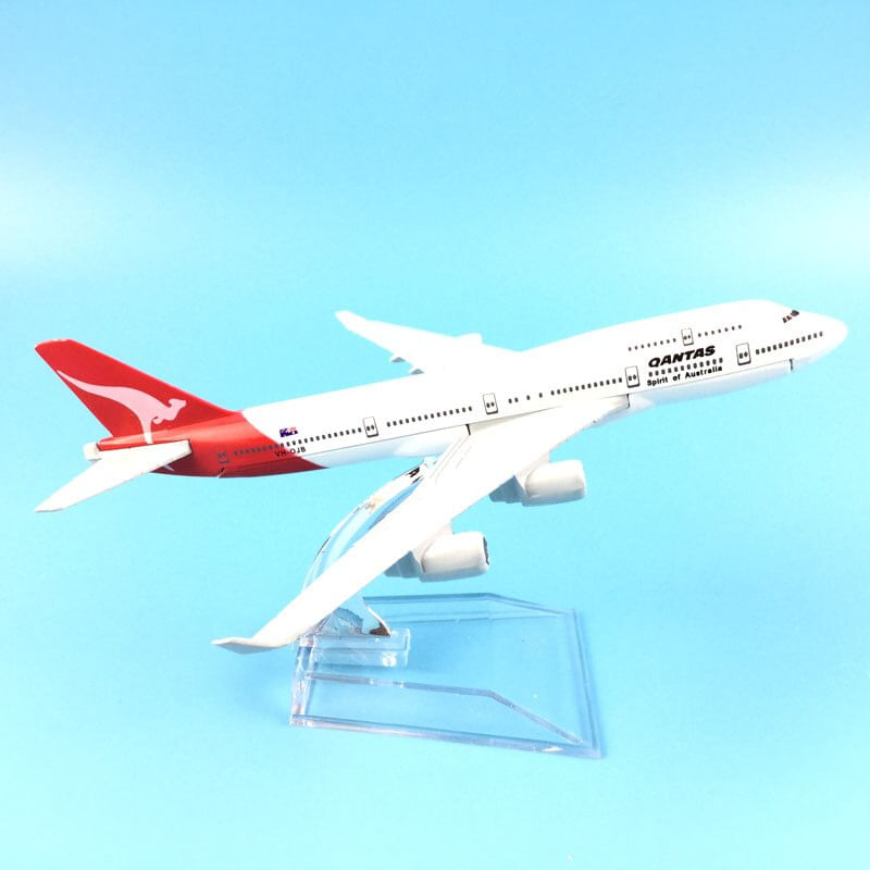 Sai 16cm Qantas B747 Airlines Modelo Boeing 747 Modelo Airways Plan